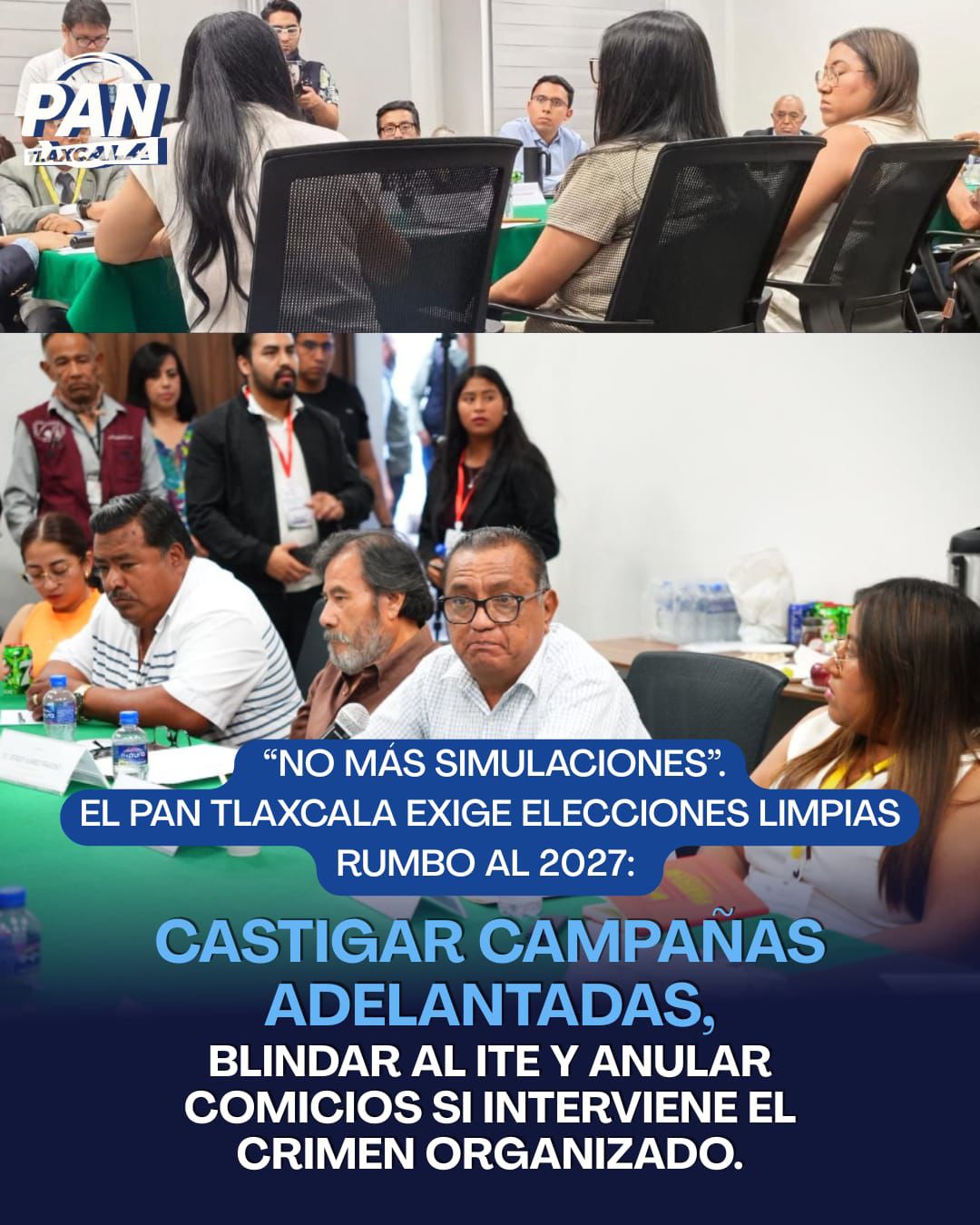 'No más simulaciones': PAN  Tlaxcala exige reforma electoral con reglas claras rumbo al 2027